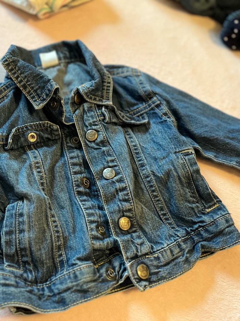 Carters Girls Denim Jean Jacket size 12 Months